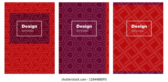 Dark Blue, Red vector pattern for magazines. Web interface on abstract background with colorful gradient. Pattern notebooks, journals.