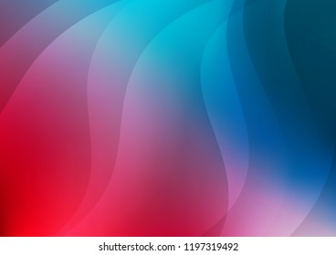 Dark Blue, Red vector pattern with narrow lines. Glitter abstract illustration with colored sticks. The pattern can be used for busines ad, booklets, leaflets