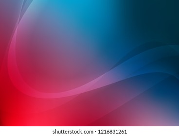 Dark Blue, Red vector pattern with liquid shapes. Brand new colored illustration in marble style with gradient. A new texture for your  ad, booklets, leaflets.