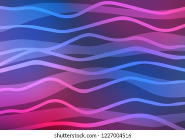 Dark Blue, Red vector pattern with narrow lines. Blurred decorative design in simple style with lines. The pattern can be used for websites.