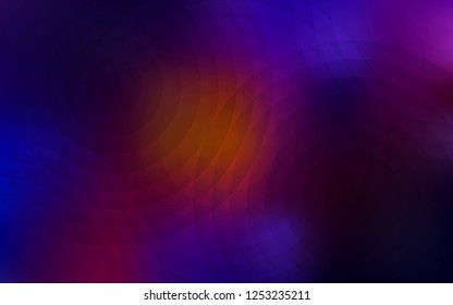 Dark Blue, Red vector pattern with spheres. Blurred decorative design in abstract style with bubbles. New design for ad, poster, banner of your website.