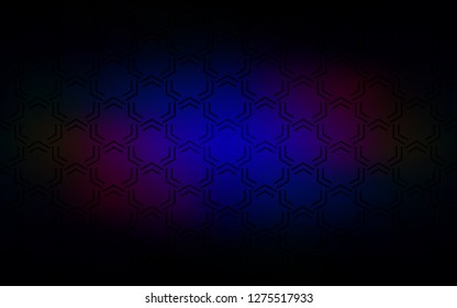 Dark Blue, Red vector pattern with sharp lines. Modern geometrical abstract illustration with Lines. Smart design for your business advert.