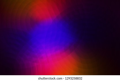 Dark Blue, Red vector pattern with spheres. Abstract illustration with colored bubbles in nature style. New design for ad, poster, banner of your website.