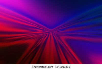 Dark Blue, Red vector pattern with bent lines. An elegant bright illustration with gradient. New composition for your brand book.