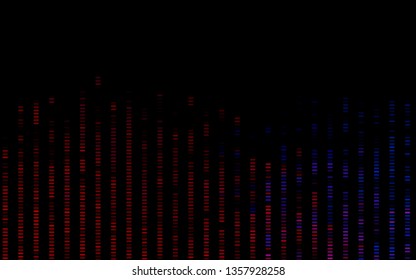 Dark Blue, Red vector pattern with narrow lines. Modern geometrical abstract illustration with staves. Backdrop for TV commercials.