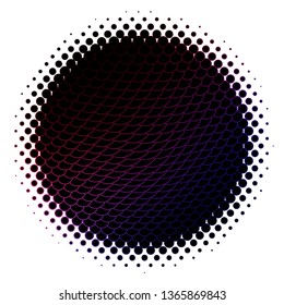 Dark Blue, Red vector pattern with circles. Abstract illustration with colorful spots in nature style. Pattern for business ads.