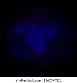 Dark Blue, Red vector pattern with circles. Illustration with set of shining colorful abstract spheres. New template for your brand book.