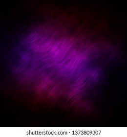 Dark Blue, Red vector pattern with curved lines. Gradient illustration in simple style with bows. Best design for your posters, banners.