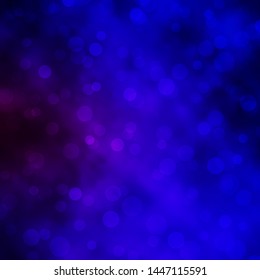 Dark Blue, Red vector pattern with circles. Modern abstract illustration with colorful circle shapes. New template for your brand book.