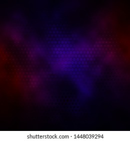 Dark Blue, Red vector pattern with circles. Abstract illustration with colorful spots in nature style. Design for your commercials.