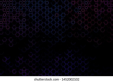 Dark Blue, Red vector pattern with spheres. Abstract illustration with colored bubbles in nature style. Pattern of water, rain drops. Dark Blue, Red vector pattern with spheres. Abstract illustration with colored bubbles in nature style. Pattern of water, rain drops.