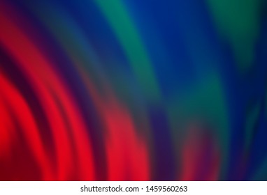 Dark Blue, Red vector pattern with lamp shapes. Brand new colored illustration in marble style with gradient. The best blurred design for your business.