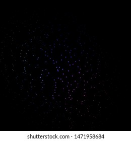 Dark Blue, Red vector pattern with abstract stars. Colorful illustration in abstract style with gradient stars. Best design for your ad, poster, banner.