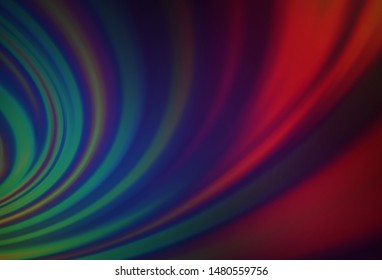 Dark Blue, Red vector pattern with bubble shapes. Geometric illustration in marble style with gradient.  A new texture for your  ad, booklets, leaflets.