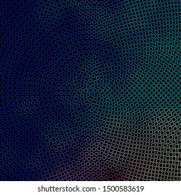 Dark Blue, Red vector pattern with circles. Modern abstract illustration with colorful circle shapes. Pattern for booklets, leaflets.