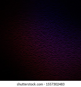 Dark Blue, Red vector pattern with wry lines. Illustration in abstract style with gradient curved.  Template for cellphones.
