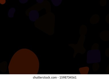 Dark Blue, Red vector pattern with random forms. Simple colorful illustration with abstract gradient shapes. Modern design for your business card.