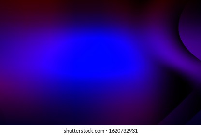 Dark Blue, Red vector pattern with bent ribbons. A vague circumflex abstract illustration with gradient. The elegant pattern for brand book.