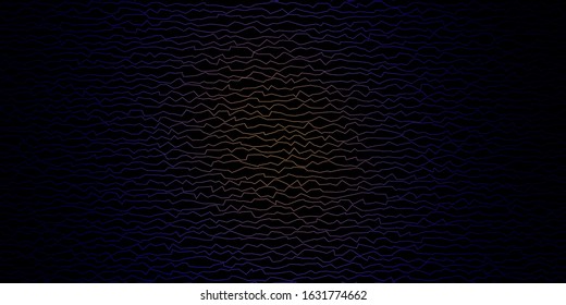 Dark Blue, Red vector pattern with curves. Colorful illustration, which consists of curves. Pattern for commercials, ads.