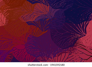 Dark Blue, Red vector pattern with random forms. Illustration with colorful gradient shapes in abstract style. Modern design for your business card.