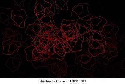Dark Blue, Red vector pattern with random forms. Colorful chaotic forms with gradient in modern style. Elegant design for wallpapers.