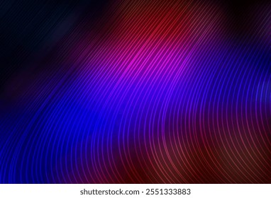 Dark Blue, Red vector pattern with sharp lines. Glitter abstract illustration with colorful sticks. Best design for your ad, poster, banner.