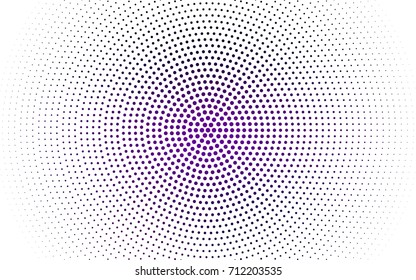 Dark Blue, Red vector pattern of geometric circle shapes. Colorful mosaic banner. Geometric background with colored disks.