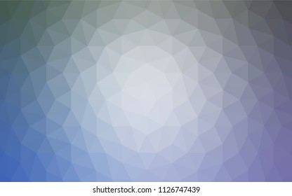Dark Blue, Red vector polygon abstract layout. Shining colorful illustration with triangles. Textured pattern for your backgrounds.