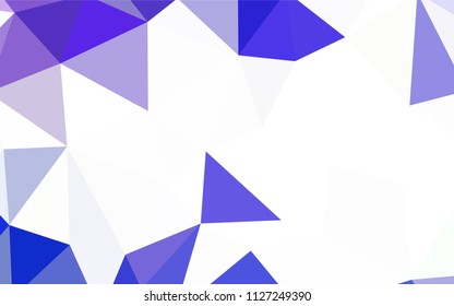 Dark Blue, Red vector polygon abstract backdrop. Modern abstract illustration with triangles. Polygonal design for your web site.