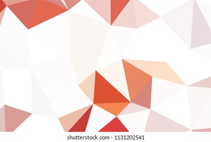 Dark Blue, Red vector polygon abstract layout. Colorful illustration in polygonal style with gradient. Triangular pattern for your design.