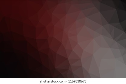 Dark Blue, Red vector polygon abstract background. Brand new colored illustration in blurry style with gradient. The template can be used as a background for cell phones.