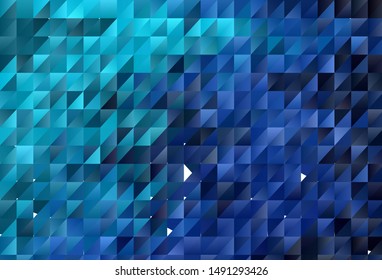 Dark Blue, Red vector polygon abstract layout. Modern abstract illustration with triangles. A completely new design for your leaflet.