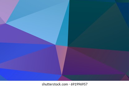 Dark Blue, Red vector polygon abstract pattern. Colorful abstract illustration with gradient. The template can be used as a background for cell phones.