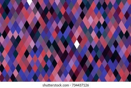Dark Blue, Red vector polygon abstract pattern. Colorful abstract illustration with gradient. A new texture for your design.