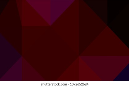Dark Blue, Red vector polygonal template. Creative geometric illustration in Origami style with gradient. The polygonal design can be used for your web site.