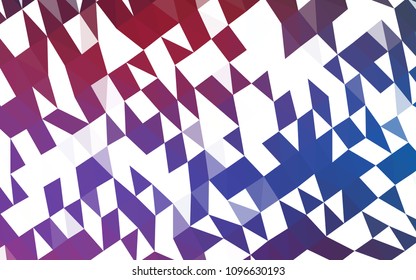 Dark Blue, Red vector polygonal pattern. Colorful illustration in abstract style with gradient. The template can be used as a background for cell phones.