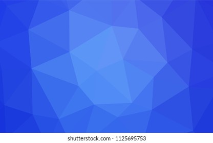 Dark Blue, Red vector polygonal pattern. Elegant bright polygonal illustration with gradient. Triangular pattern for your design.