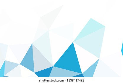 Dark Blue, Red vector polygonal background. A sample with polygonal shapes. Brand new design for your business.