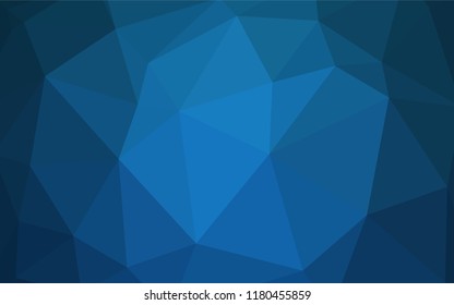 Dark Blue, Red vector polygonal pattern. Elegant bright polygonal illustration with gradient. Triangular pattern for your design.