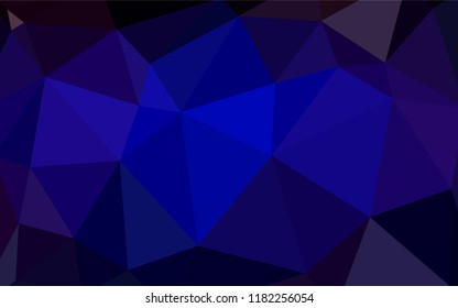 Dark Blue, Red vector polygonal background. Colorful illustration in polygonal style with gradient. New template for your brand book.