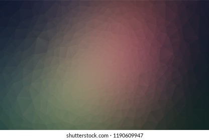 Dark Blue, Red vector polygonal template. An elegant bright illustration with gradient. A new texture for your design.