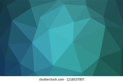 Dark Blue, Red vector polygonal background. Colorful illustration in polygonal style with gradient. Pattern for a brand book's backdrop.