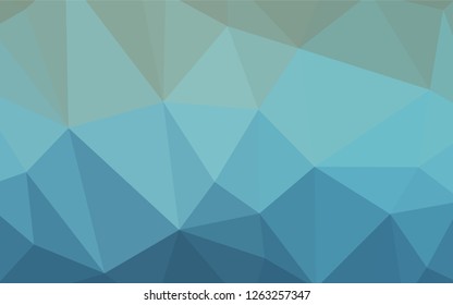 Dark Blue, Red vector polygonal template. Shining polygonal illustration, which consist of triangles. A new texture for your web site.