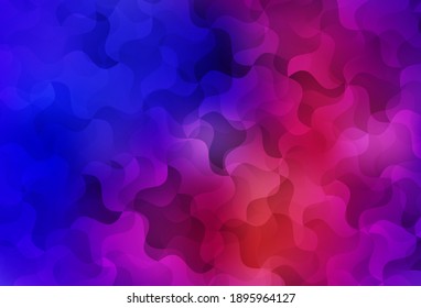 Dark Blue, Red vector polygonal background. Geometric illustration in Origami style with gradient.  Brand new style for your business design.