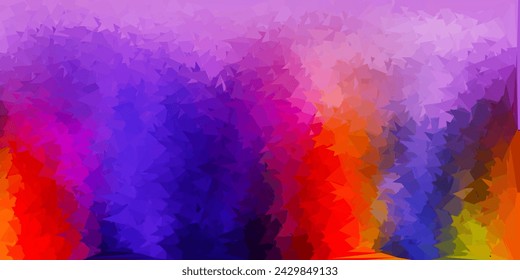 Dunkelblauer, roter Vektor-Polygon-Hintergrund. Mosaik farbenfrohe Illustration mit Dreieckskonzept. Modernes Design für Ihre Apps.