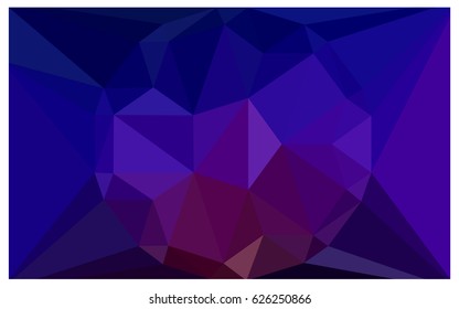 Dark Blue, Red vector polygonal illustration, which consist of triangles with a gemstone in center. Triangular design of a huge diamond for your business. Creative geometric background of gems.