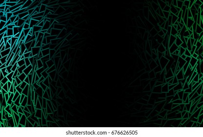 Dark Blue, Red vector polygonal illustration consisting of rectangles. Rectangular design for your business. Creative geometric background in origami style with gradient.