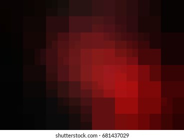 Dark Blue, Red vector polygonal illustration, which consist of rectangles. Rectangular pattern for your business design. Geometric background in Origami style with gradient. 