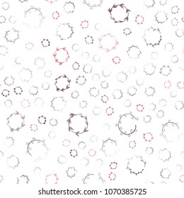 Dark Blue, Red vector seamless  background with bubbles. Glitter abstract illustration with blurred drops of rain. Pattern can be used for beautiful websites.