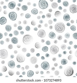 Dark Blue, Red vector seamless natural abstract design. Brand-new colored illustration in blurry style with flowers. Elegant pattern for a brand book.